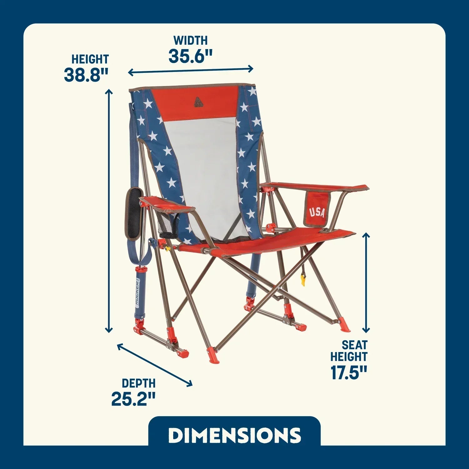 Comfort Pro Rocker™ - USA Anniversary Deluxe